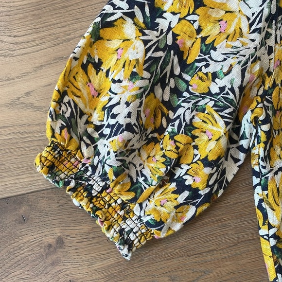 Garnet Hill Amelia 100% Linen Dress Size 4 - Picture 4 of 15